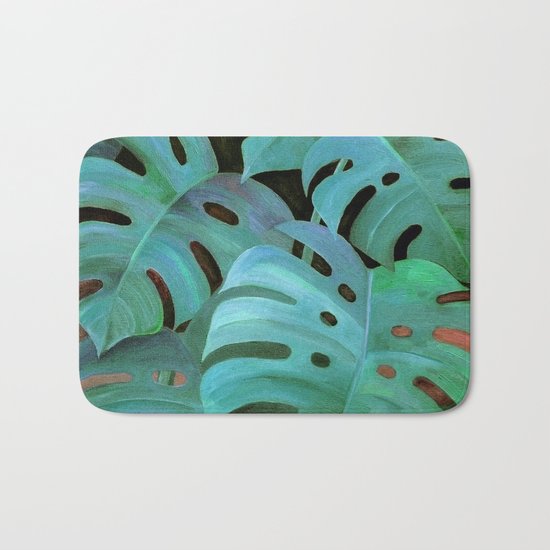 Monstera Love Bath Mat