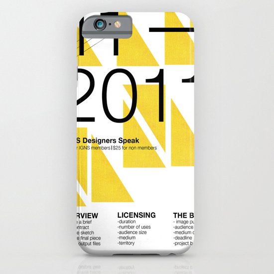 IGNS poster design iPhone & iPod Case