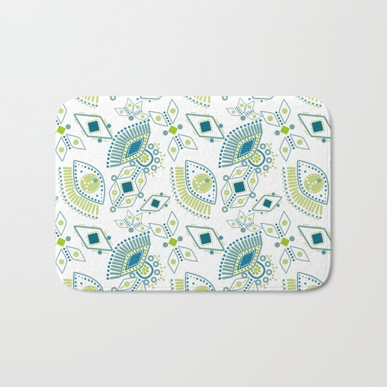 Ethnic pattern . Eye 2 . Bath Mat