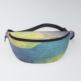 Bold Watercolor Words 4 Fanny Pack