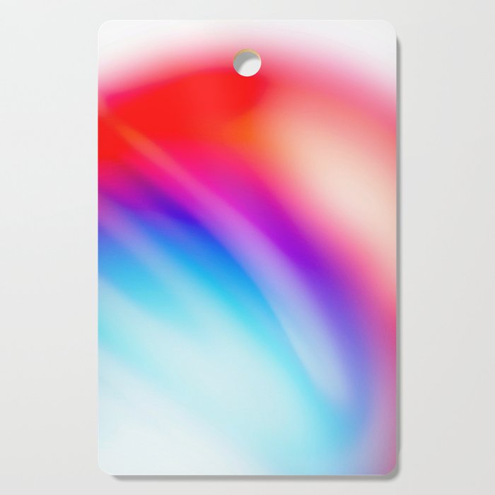 Spiritual Red And Blue Aura Gradient Ombre Sombre Abstract  Cutting Board