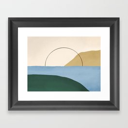 Coastal Landscape 1 Framed Art Print