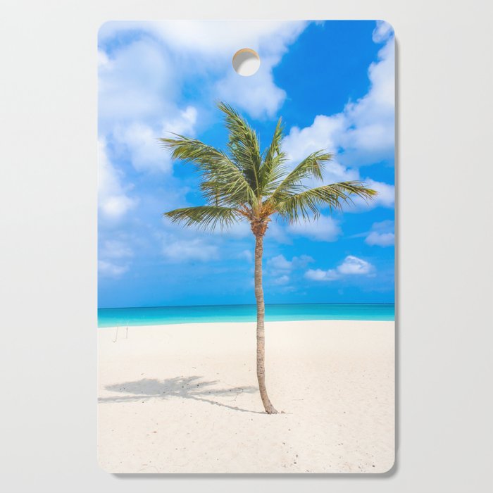 Tropical Island, Palm Tree Cutting Board