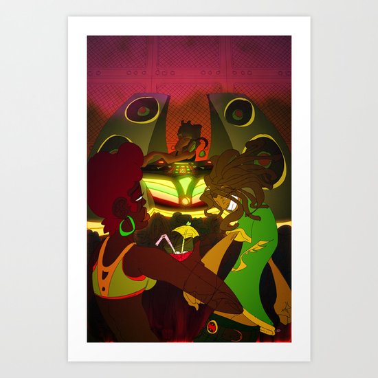 Being Caribbean: Dance Hall Art Print