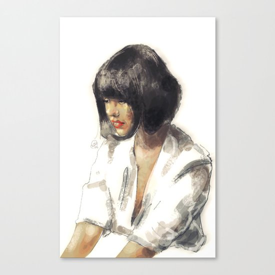 outro. Canvas Print