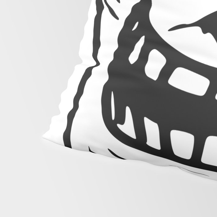 Troll Face Throw Pillow by Saul Gavaghan