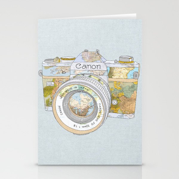 TRAVEL CAN0N Stationery Cards