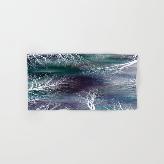 Midnight Purple Teal Hand & Bath Towel