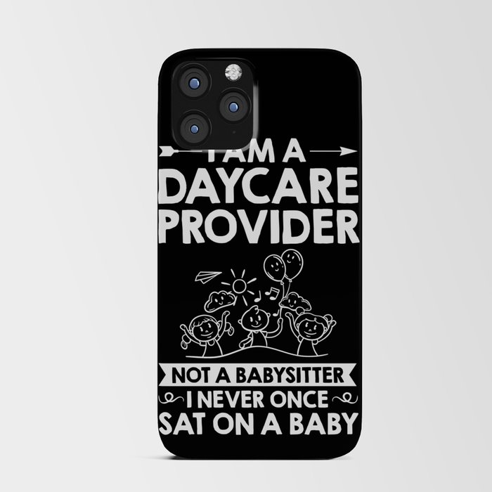 Daycare Provider Childcare Babysitter Thank You iPhone Card Case
