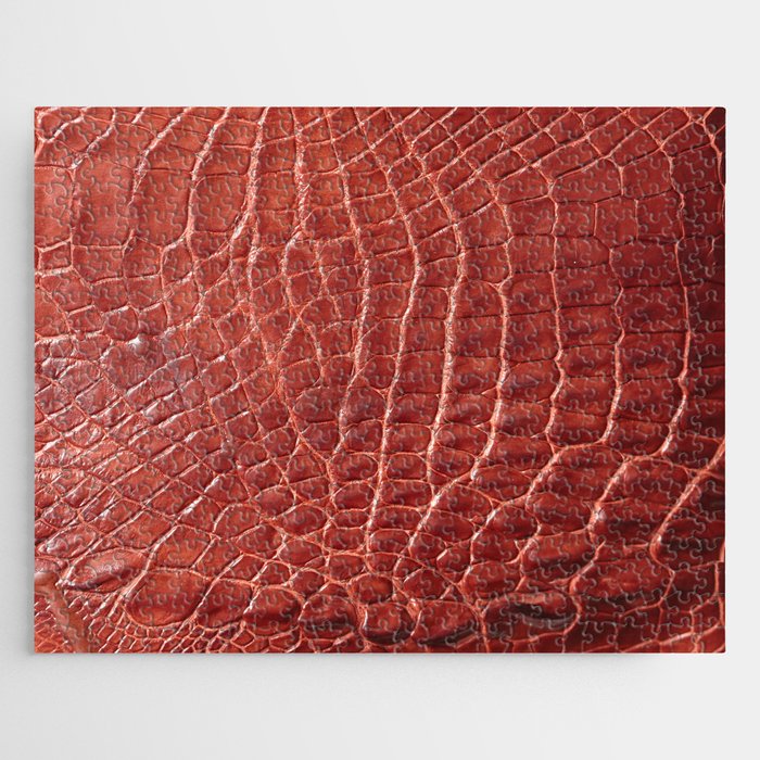 Crocodile leather texture Jigsaw Puzzle