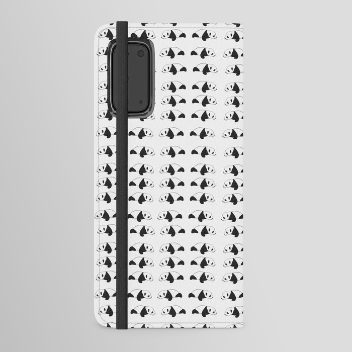 Panda Pattern Android Wallet Case