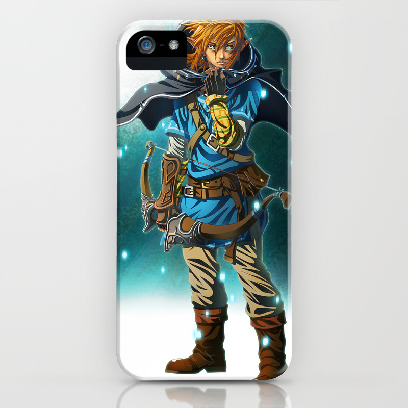 The Legend Of Zelda Breath Of The Wild Link Iphone Case By