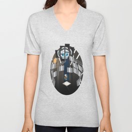 Portal 2 Isometric Poster V Neck T Shirt