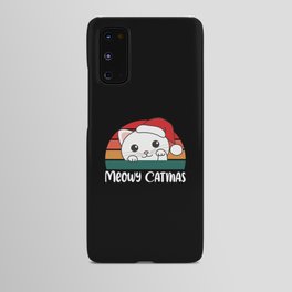 Merry Catmas Funny Cat Christmas Pun Android Case