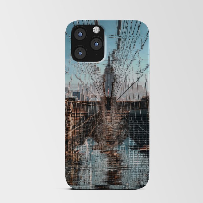 New York City distorted iPhone Card Case