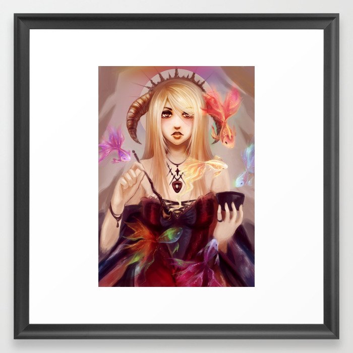 Ritual | Demoness Framed Art Print