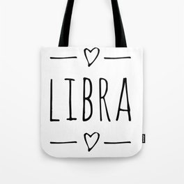Libra zodiac sign Tote Bag