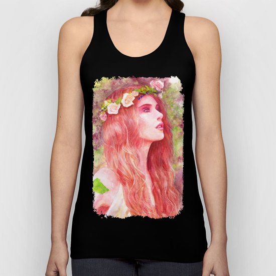 Flowering Unisex Tank Top