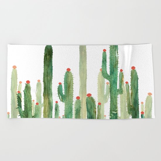 Cactus Four Beach Towel