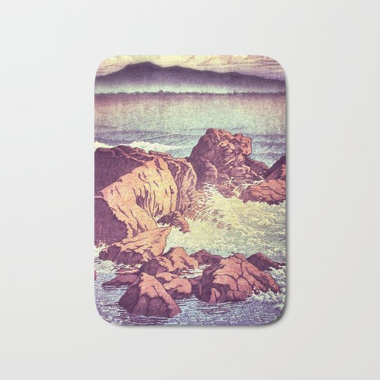 Stopping by the Shore at Uke Bath Mat