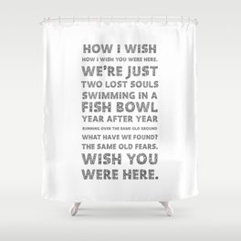 Wish you were here Shower Curtain
