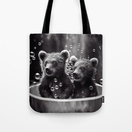 Bath Time for Cubs Tote Bag