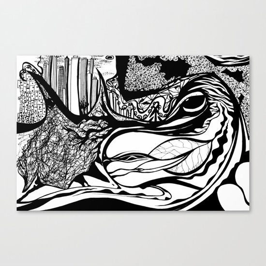 Jungle City Canvas Print