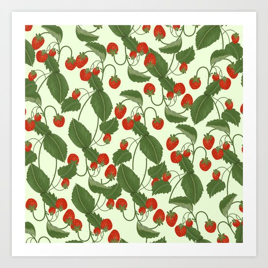 Strawberry Fields Art Print