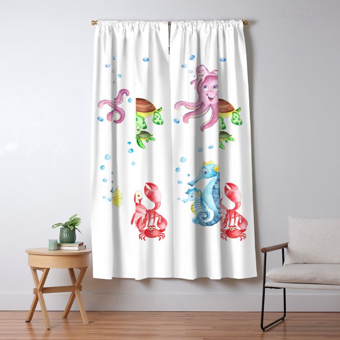 Nautical Decor Nursery Ocean Themed Sea Turtle Sea Animals