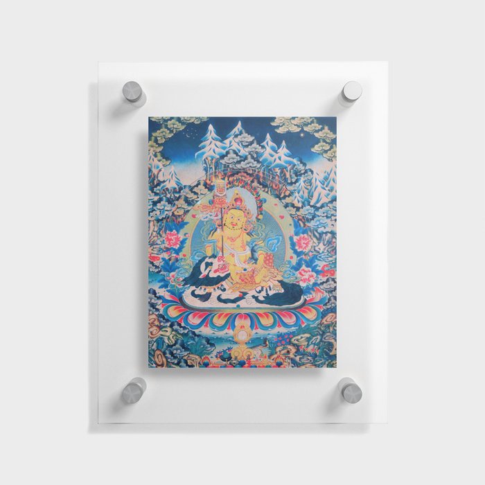 Vaishravana, Guardian of Buddhism and Protector of Riches Floating Acrylic Print