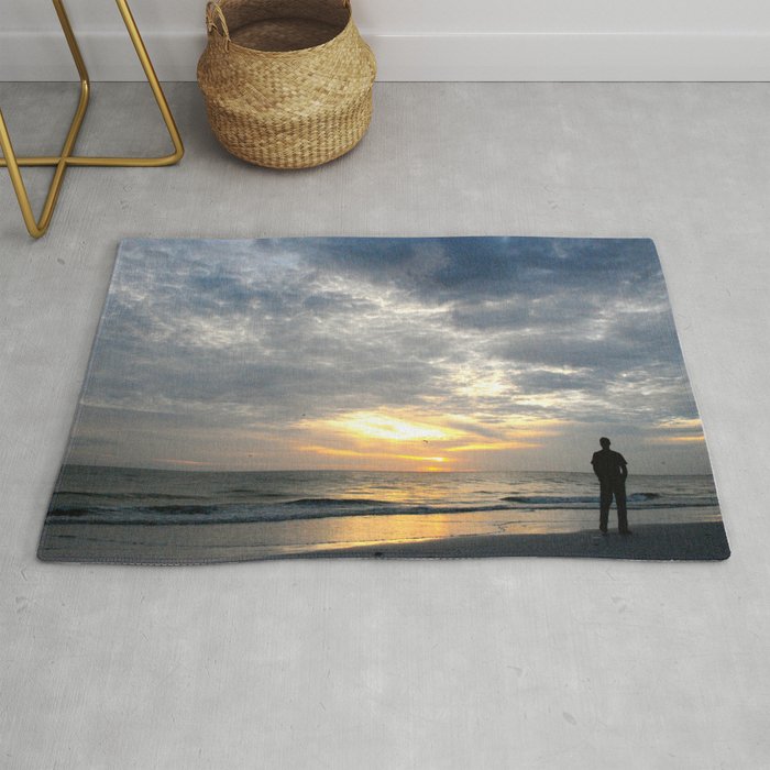 Walk into the sunset.. Rug