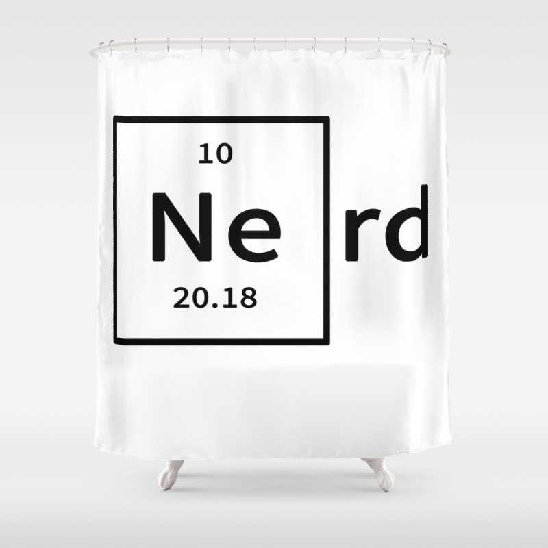 Neon Nerd Shower Curtain By Theafroman Society6 The shower curtain features a silhouette of a woman striking a very sensual pose, which is a great way to arouse your friends' envy. society6