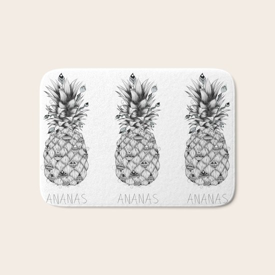Ananas Bath Mat