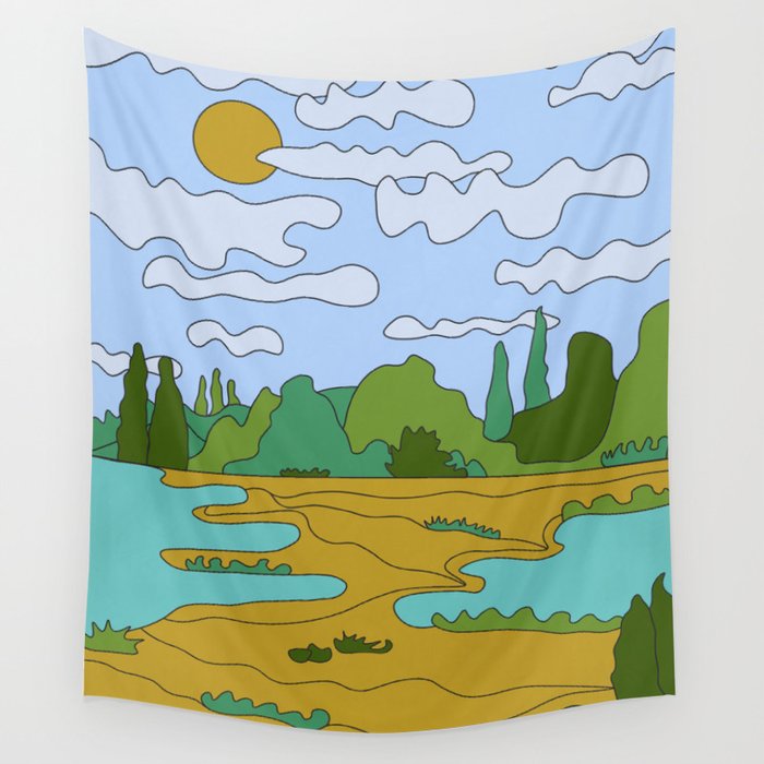 Sunny Day Wall Tapestry
