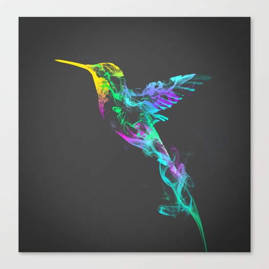 Strange smoke Canvas Print