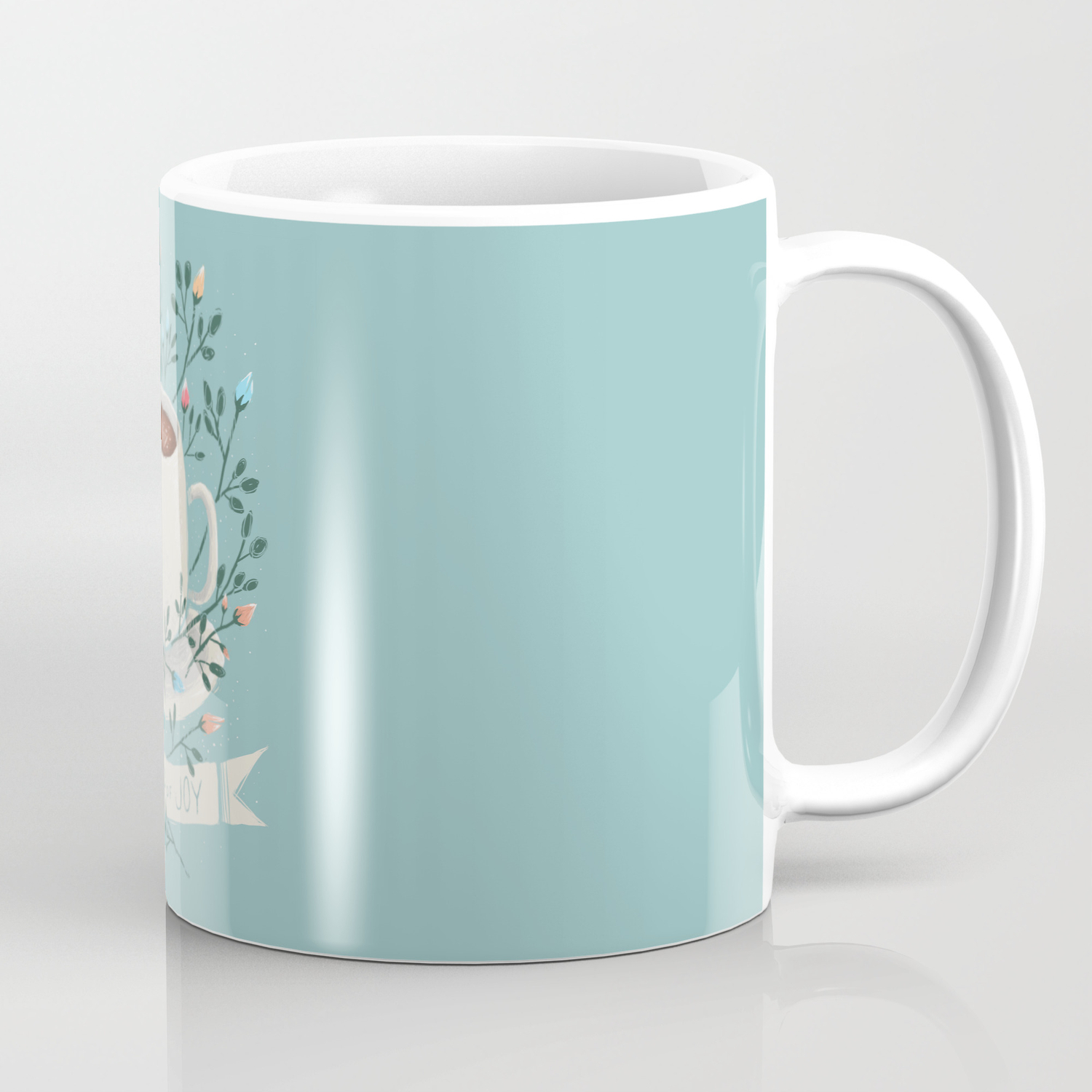 A Cup Of Joy Coffee Mug By Kelseykingillustration Society6