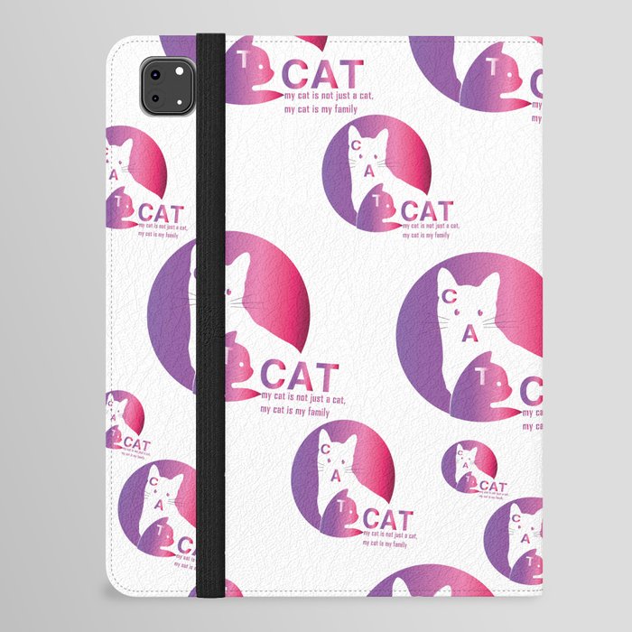 the  cat of the house, master of the house   iPad Folio Case