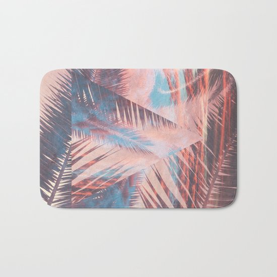 Vibrant Palm Bath Mat