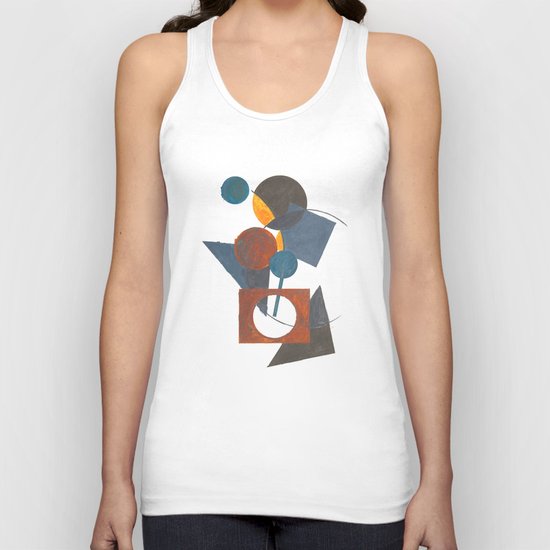 Constructivistic painting Unisex Tank Top