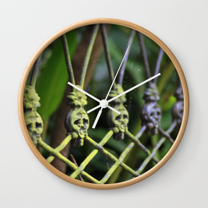 New Orleans - Anne Rice Fence Wall Clock