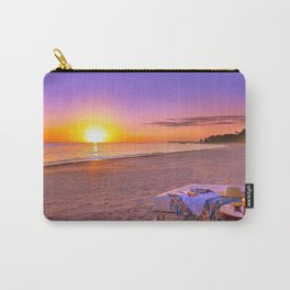 Sand Carry-All Pouch | Painting, Ocean Print, Peach, Landscape, Ocean, Photo, Sea Photography, Sand, Aerial Ocean, Coral 