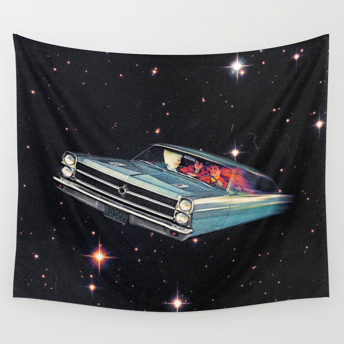 Flying To The Future Wall Tapestry