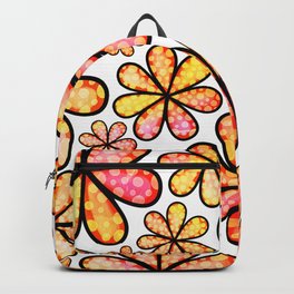 Doodle Daisy Flower v12 Backpack