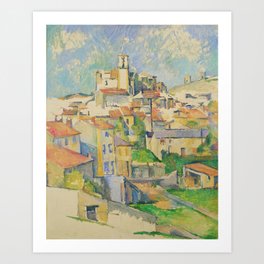 Paul Cezanne Gardanne 1886 Art Print