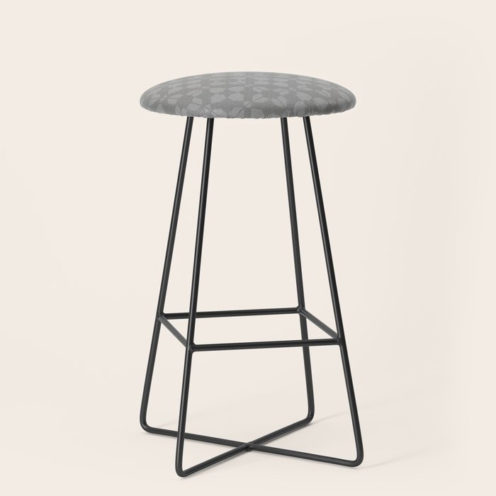 Spanish Tiles Grey Bar Stool By Mr Ick Society6 Spanish Tiles Grey Bar Stool
