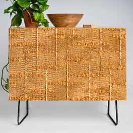 Heritage - Hand Woven Cloth Yellow Credenza