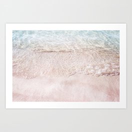 Pink Sand | Coastal Photography | Beach | Nature | Ocean | Water Art Print