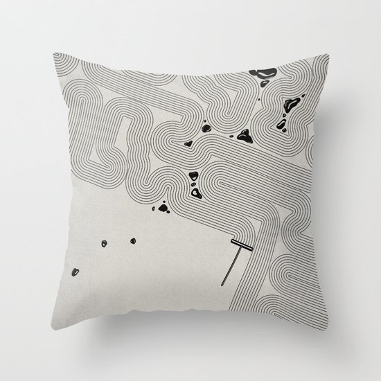 Zen Garden. Throw Pillow