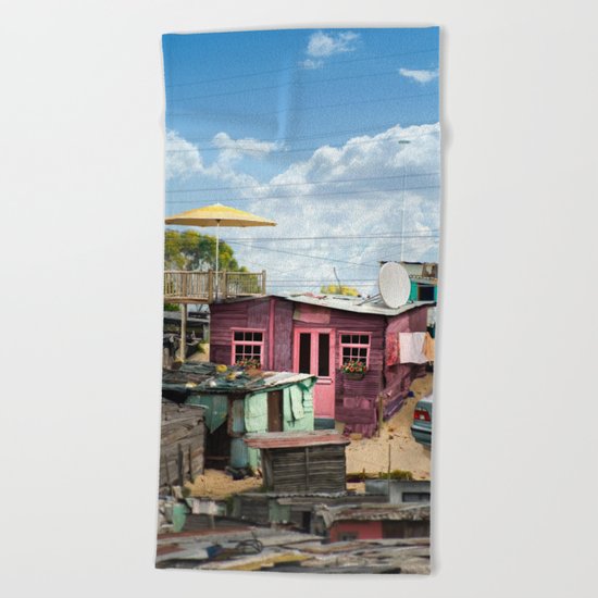 Squat New Age Beach Towel