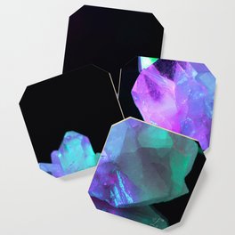 Purple Quartz Crystal Coaster